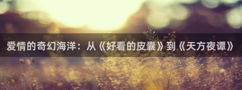 风车漫画苹果ios版下载：爱情的奇幻海洋：从《好看的皮囊》到《天方夜谭》